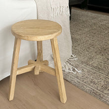 Load image into Gallery viewer, Organic Worker Stool _ Table _ Blonde Elm
