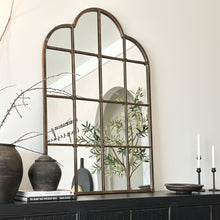 Load image into Gallery viewer, American Farmhouse Mirror _ Antique _ Wrought Iron
