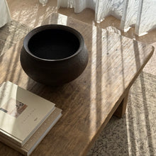 Load image into Gallery viewer, French Provincial Platform Coffee Table _ Distressed Brown
