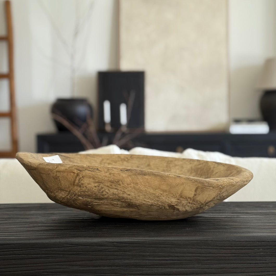 Organic Bowl _ Natural Elm
