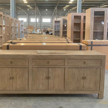 Load image into Gallery viewer, American Farmhouse Luxe Buffet _ 230cm _ Aged Elm
