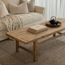 Load image into Gallery viewer, Organic Coffee Table _ Raw Natural Elm
