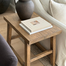 Load image into Gallery viewer, French Provincial Side Table _ XL _ Distressed Brown
