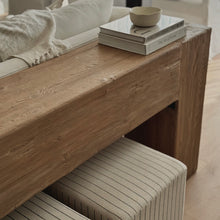 Load image into Gallery viewer, Farmhouse Hallway Table _ Earthy Brown
