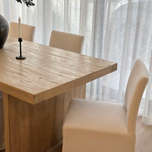 Load image into Gallery viewer, Honey Elm Platform Dining Table _ 270cm
