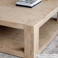 Load image into Gallery viewer, Organic Farmhouse Coffee Table _ XL _ Blonde Elm

