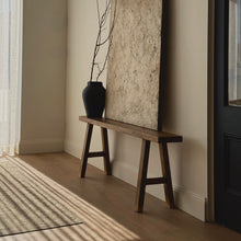 Load image into Gallery viewer, Ming Skinny Bench _ 140cm _ Rustic Brown
