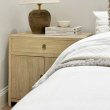 Load image into Gallery viewer, Organic Oversize Bedside Table _ Blonde Elm
