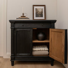 Load image into Gallery viewer, French Provincial Cabinet _ Textured Black
