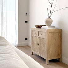 Load image into Gallery viewer, Organic Mini Sideboard _ 90cm _ Blonde Elm
