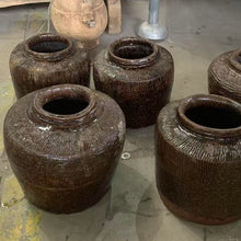 Load image into Gallery viewer, Antique Glazed Pottery _ Rustic Brown
