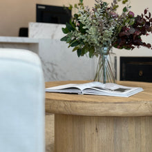 Load image into Gallery viewer, Honey Elm Platform Coffee Table _ 2 Sizes
