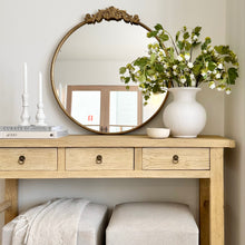 Load image into Gallery viewer, Organic Console _ Three Drawer _ 140cm _ Blonde Elm
