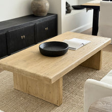 Load image into Gallery viewer, Organic Platform Coffee Table _ Blonde Elm
