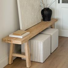 Load image into Gallery viewer, Organic Bench _ Blonde Elm _ 2 Sizes
