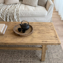 Load image into Gallery viewer, Organic Coffee Table _ Raw Natural Elm
