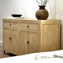 Load image into Gallery viewer, Organic Boho Sideboard _ 160cm _ Blonde Elm
