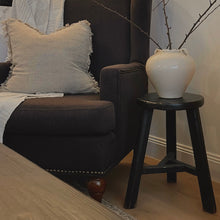 Load image into Gallery viewer, Provincial Worker Stool _ Textured Black
