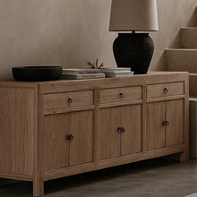 Load image into Gallery viewer, American Farmhouse Luxe Buffet _ 230cm _ Aged Elm
