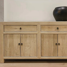 Load image into Gallery viewer, Organic Boho Sideboard _ 160cm _ Blonde Elm
