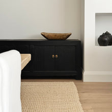 Load image into Gallery viewer, Provincial TV Unit _ 220cm _ Textured Black
