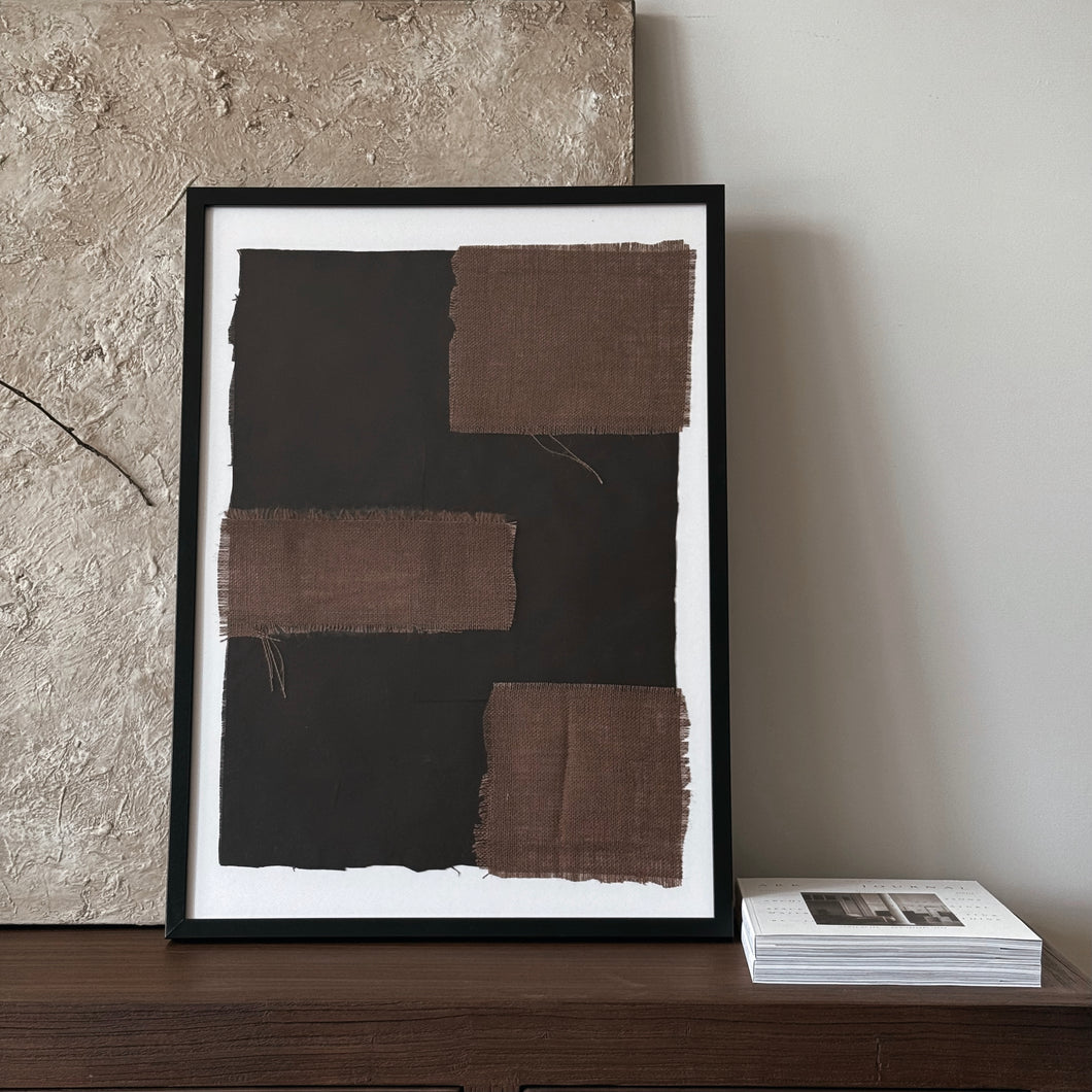 Hesh III _ Framed Textile Art _ 52x73cm