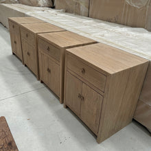Load image into Gallery viewer, Antique Bedside Table _ Aged Elm _ 2 Sizes
