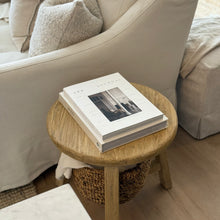 Load image into Gallery viewer, Organic Side Table _ Tri-Leg _ Blonde Elm
