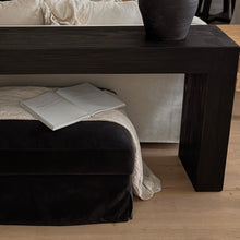Load image into Gallery viewer, Platform Hallway Table _ Textured Black
