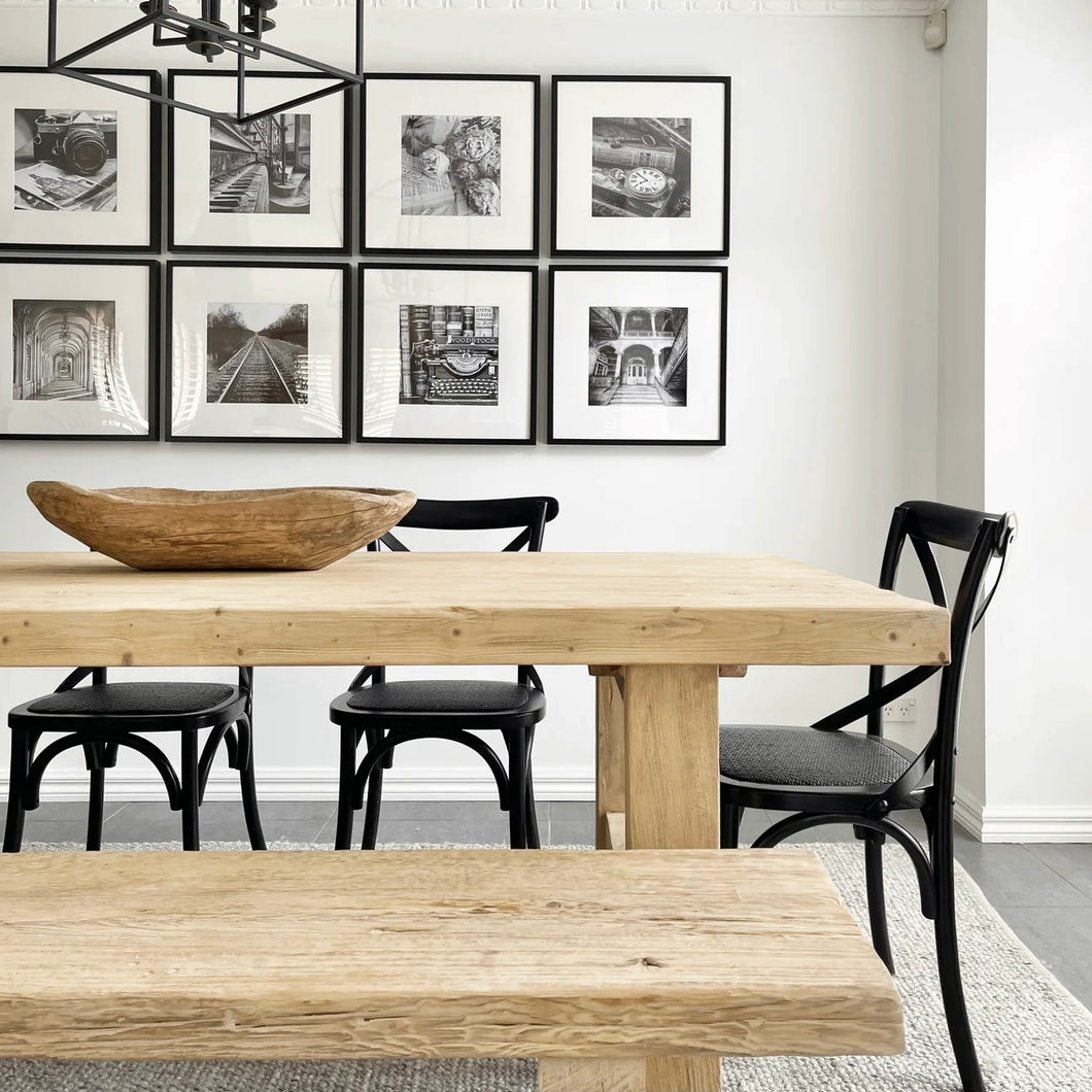 Organic Dining Table _ 200cm _ Blonde Elm