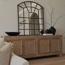 Load image into Gallery viewer, Antique Luxe Sideboard _ 230cm_ Studded Detail _ Aged Elm

