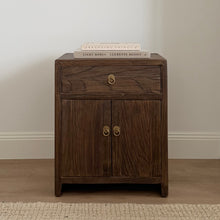 Load image into Gallery viewer, Wabi Bedside Table _ Antique Brown
