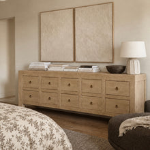 Load image into Gallery viewer, Organic Sideboard _ Ten Drawer _ Blonde Elm
