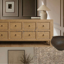 Load image into Gallery viewer, Organic Sideboard _ Ten Drawer _ Blonde Elm
