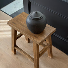 Load image into Gallery viewer, Ming Rectangle Stool _ Rustic Brown
