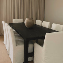 Load image into Gallery viewer, Heritage Farmhouse Dining Table _ 244cm _ Textured Black

