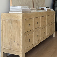Load image into Gallery viewer, Organic Sideboard _ Ten Drawer _ Blonde Elm
