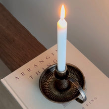 Load image into Gallery viewer, Middle Eastern Candle Holders _ Pair _ Antique Bronze
