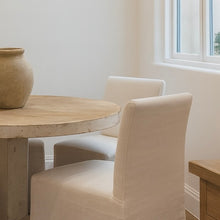 Load image into Gallery viewer, Hamptons Dining _ White + Honey Elm _ 2 Sizes
