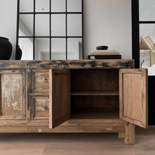 Load image into Gallery viewer, Authentic Antique Sideboard _ Distressed Elm _ 190cm
