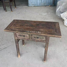 Load image into Gallery viewer, Authentic Antique Table _ Distressed Brown
