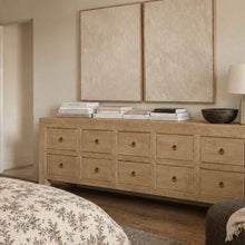 Load image into Gallery viewer, Organic Sideboard _ Ten Drawer _ Blonde Elm
