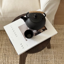 Load image into Gallery viewer, Zen Teapot + Four Cup Set _ Cast Iron _ Black
