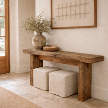 Load image into Gallery viewer, European Oak Hallway Table _ Natural
