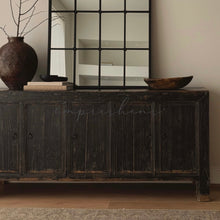 Load image into Gallery viewer, Authentic Oriental Sideboard _ 186cm _ Rustic Black
