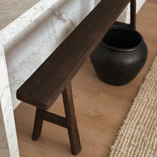 Load image into Gallery viewer, Wabi Skinny Bench _ Antique Brown
