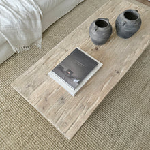 Load image into Gallery viewer, Platform Coffee Table _ Whitewashed Elm
