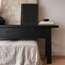 Load image into Gallery viewer, Heritage Hallway Table _ Textured Black
