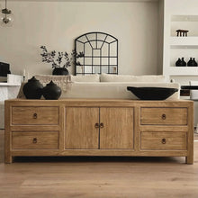 Load image into Gallery viewer, Farmhouse TV Unit _ Aged Elm
