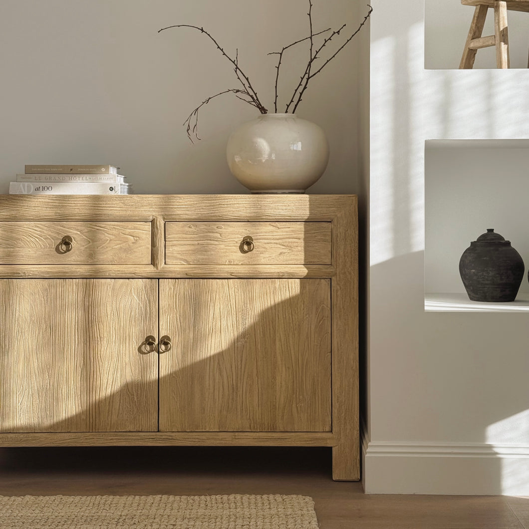 Organic Sideboard _ 120cm _ Blonde Elm